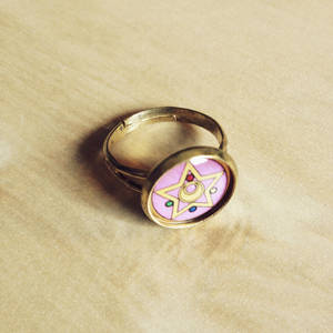 Sailor Moon Ring - Adjustable Size - Handmade