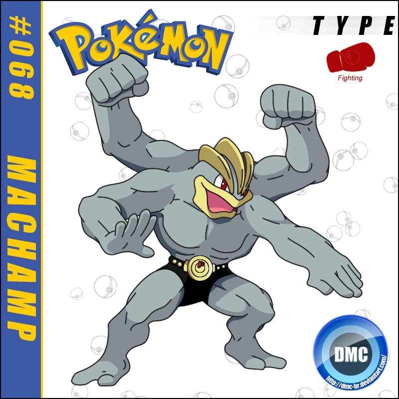 068 - Machamp by dmc-br on DeviantArt