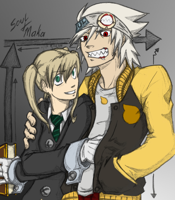 Maka Albarn and Soul Eater