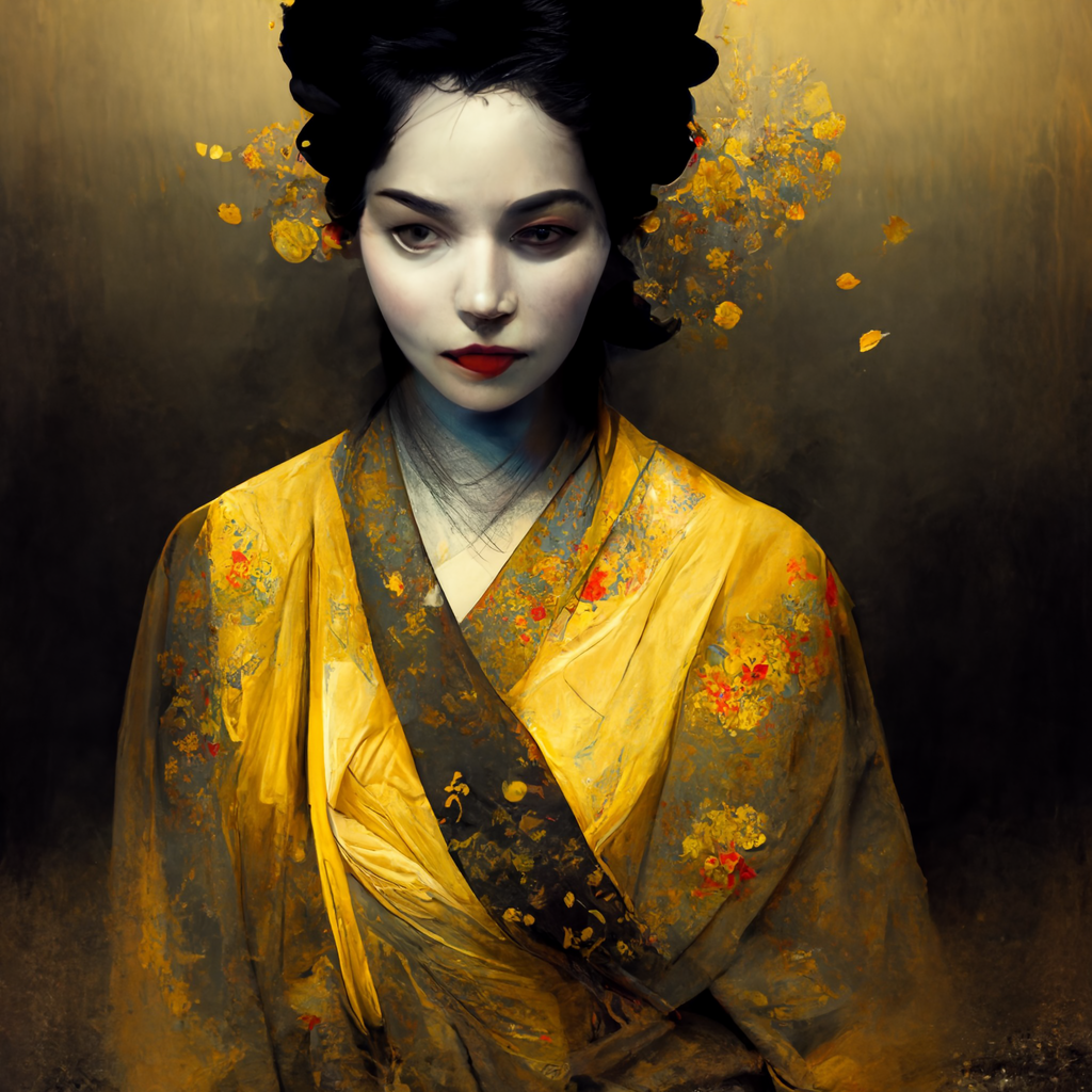 Geisha Coin Golden Geisha by IntiArt on DeviantArt