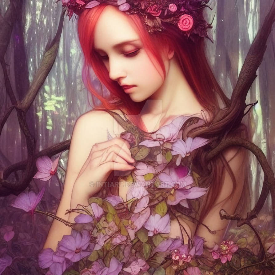 Pre Nymph Forest Nymph by IntiArt on DeviantArt