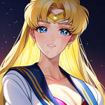 Sailor Moon Portrait by IntiArt