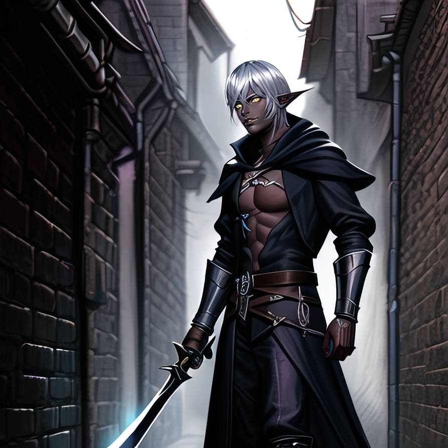 Drow Rogue (Free Download) by IntiArt on DeviantArt