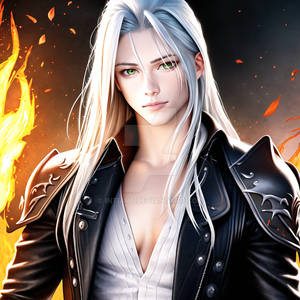 Hot Sephiroth Portrait