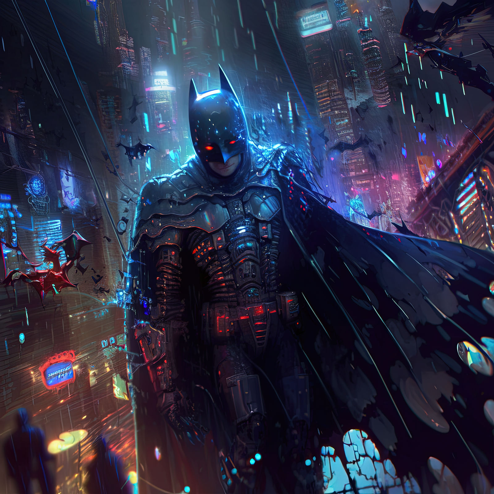 Cyberpunk TechSuit Batman (AI) by IntiArt on DeviantArt