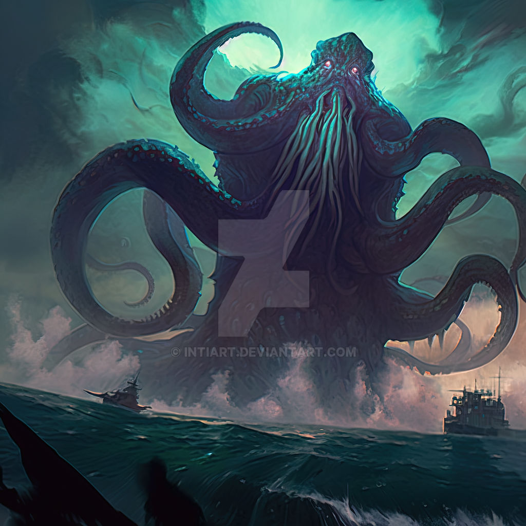 Cthulu Rises by IntiArt on DeviantArt
