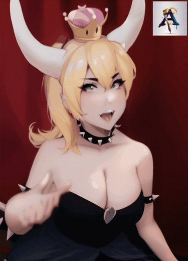 Busty Bowsette (Animated)