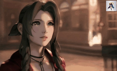 Aerith Gives a Flower (Animated)