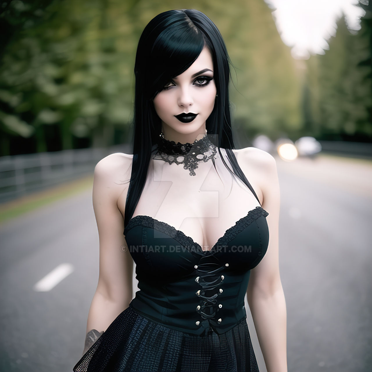 Goth Chick Photoshoot (6) by IntiArt on DeviantArt