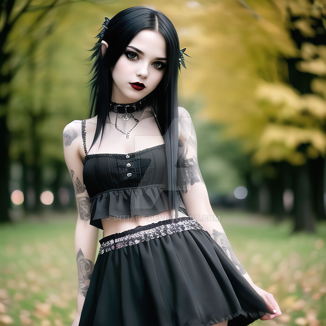Goth Chick Photoshoot (1) by IntiArt on DeviantArt Goth Chick Photoshoot (1) by IntiArt on DeviantArt
