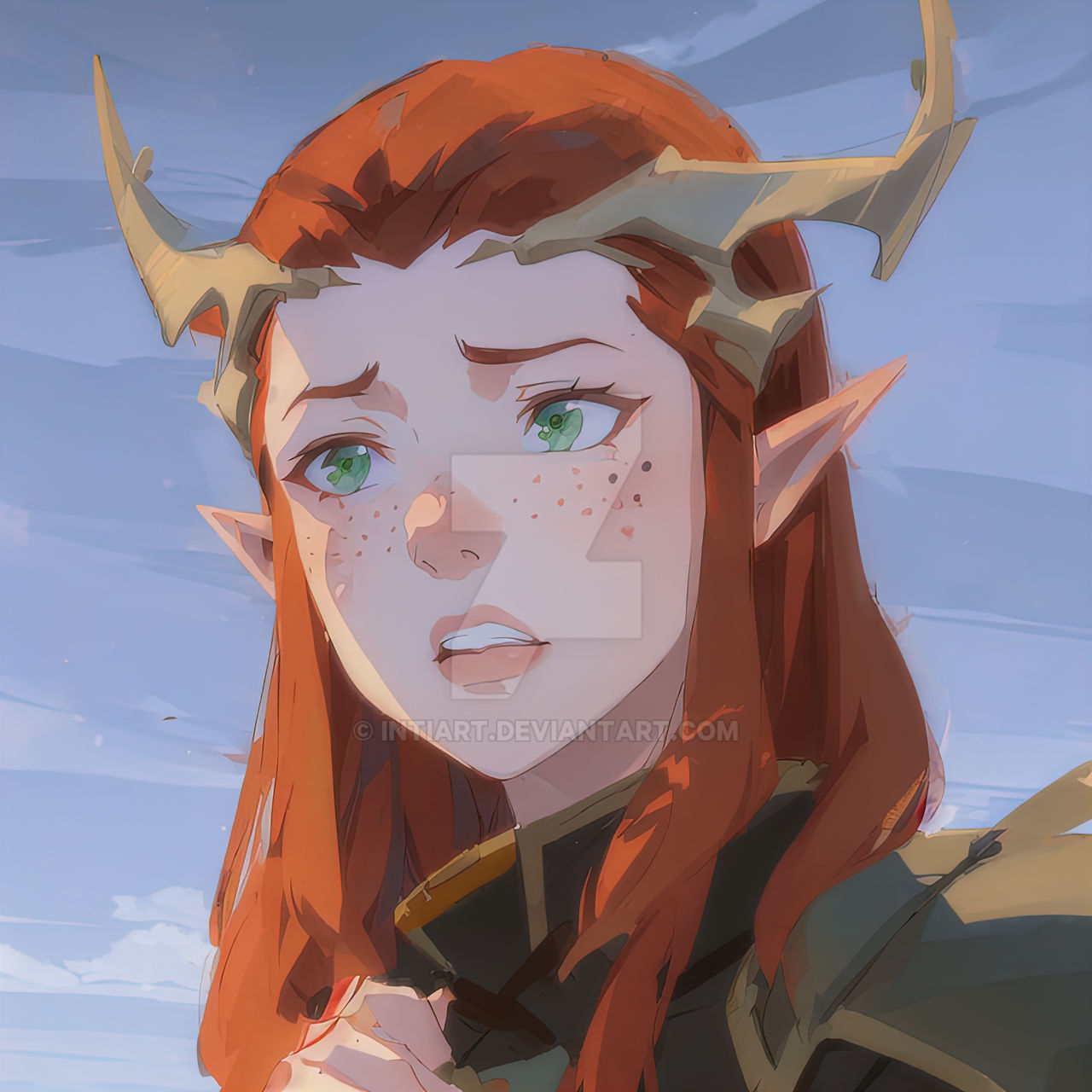 Kayleth Face Keyleth Portrait by IntiArt on DeviantArt