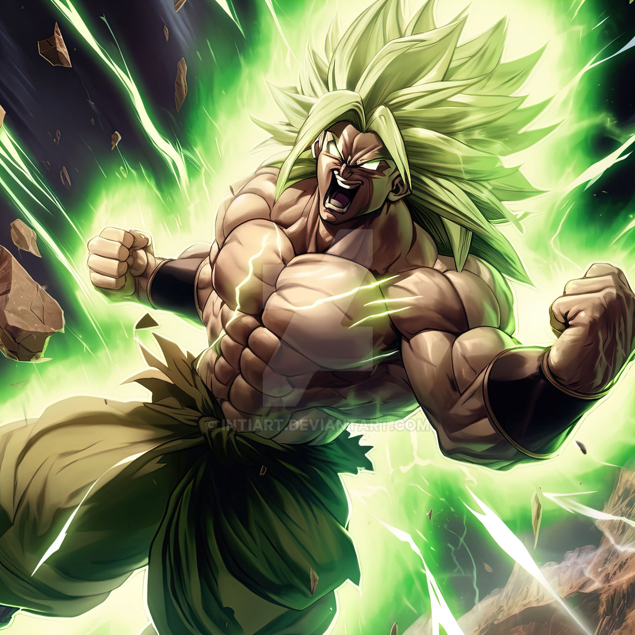 Legendary Super Saiyan Broly By IntiArt On DeviantArt legendary-super-saiyan-broly-by-intiart-on-deviantart