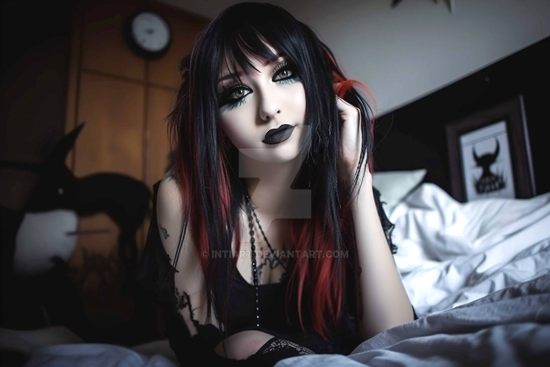Cute Emo Girl By IntiArt On DeviantArt cute-emo-girl-by-intiart-on-deviantart