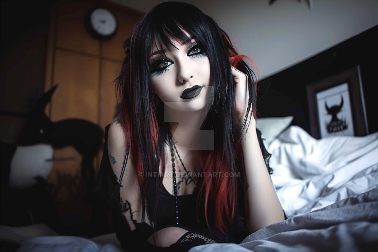 Cute Emo Girl By IntiArt On DeviantArt cute-emo-girl-by-intiart-on-deviantart