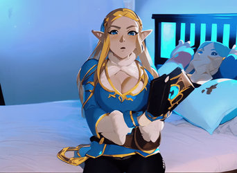 Busty Zelda Animation