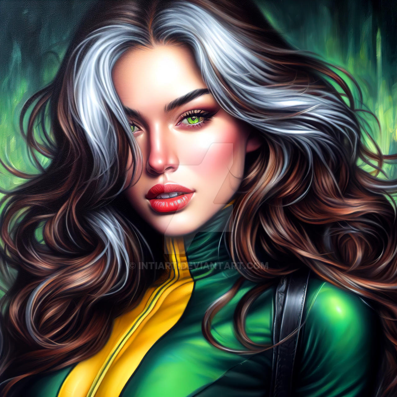 Rogue Inks Deviantart Rogue Portrait by IntiArt on DeviantArt