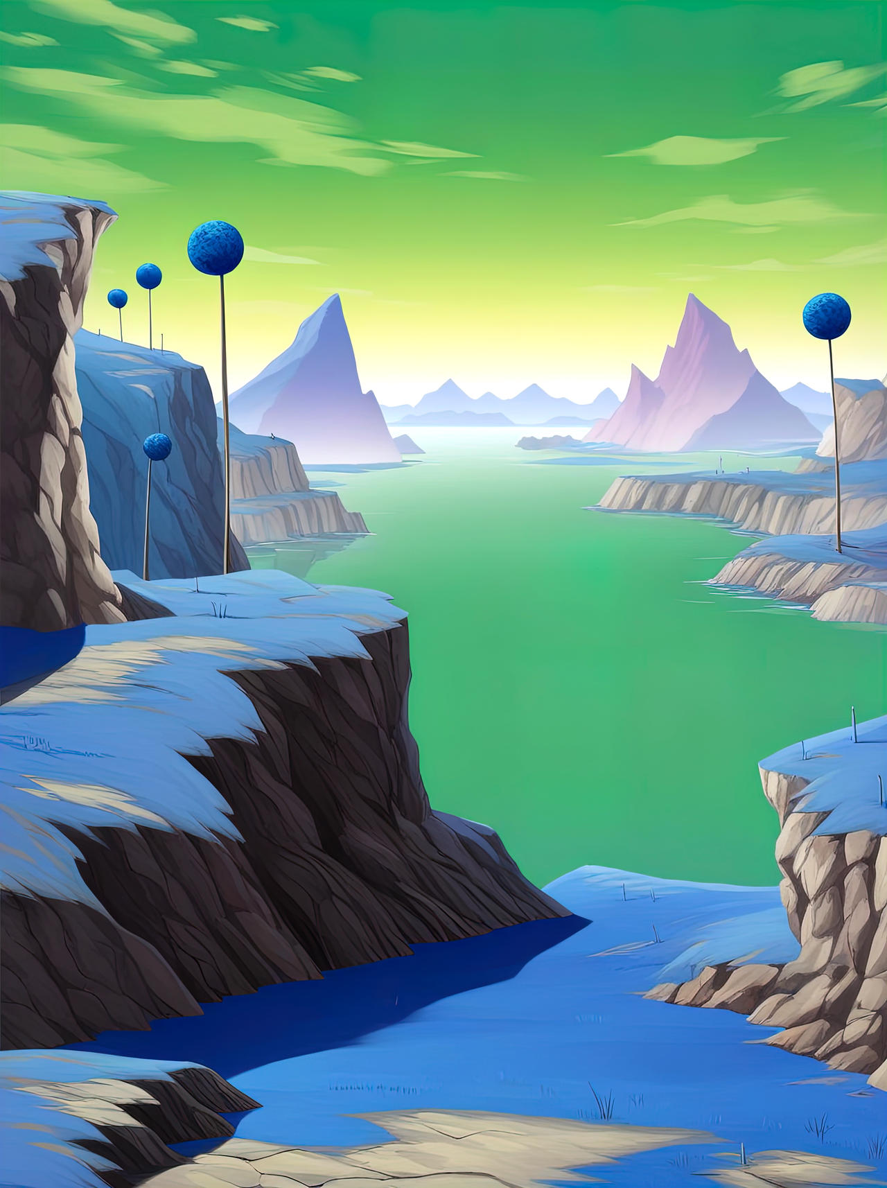 Namek Computer Background Namek Portrait (Free Download) by IntiArt on DeviantArt