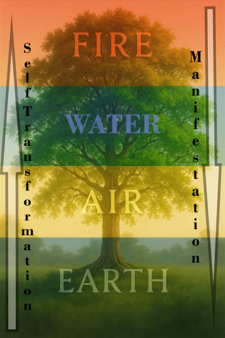 The 4 Elements Tree (Free Download) by IntiArt on DeviantArt