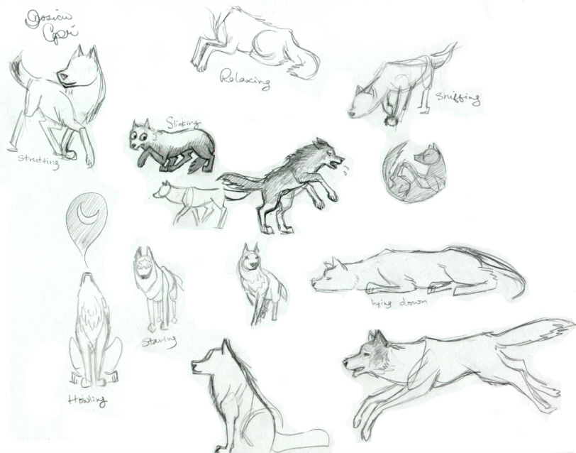 wolf poses by beatnik on DeviantArt