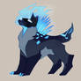 Blue skull woof auction closed