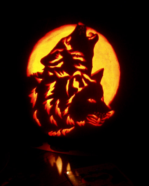 Halloween wolves