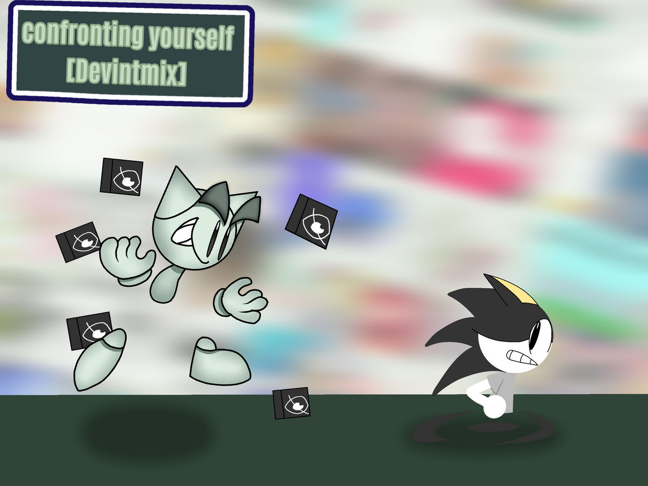 Deviantart 2008 confronting yourself (DevintMix) concept by pepperthe2008rabbit on ...