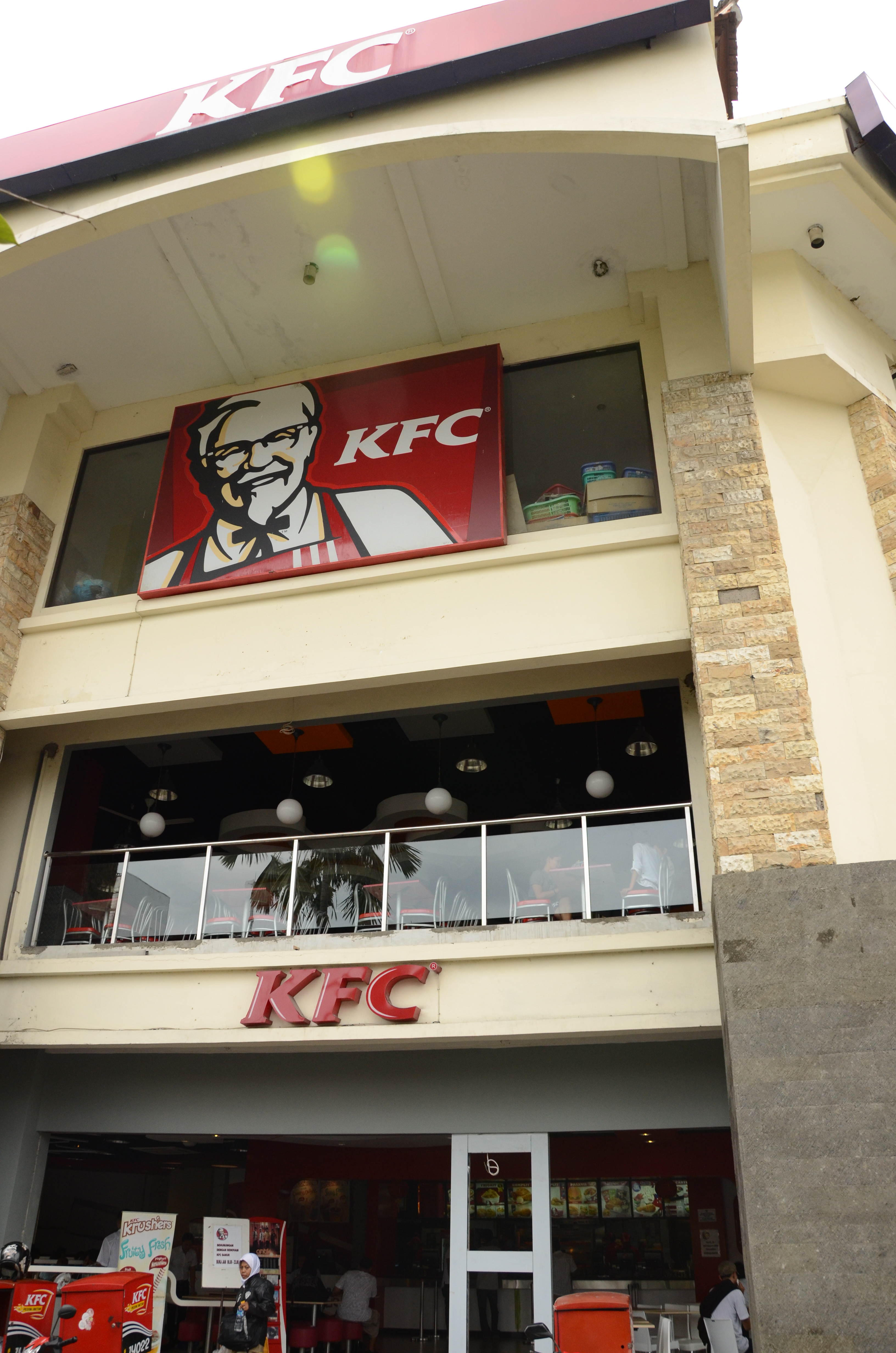 Three story KFC in Bali FTW