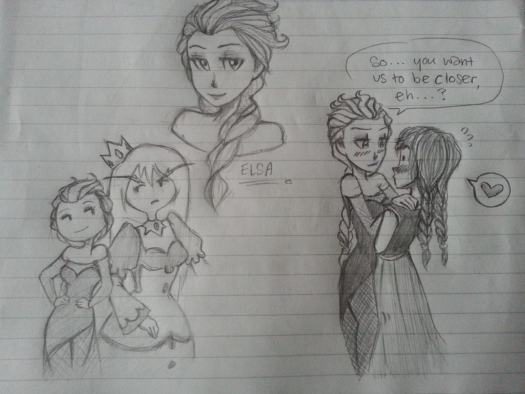 Elsa Steaky Notes ELSA ELSA ELSA by IcewolfNight98 on DeviantArt