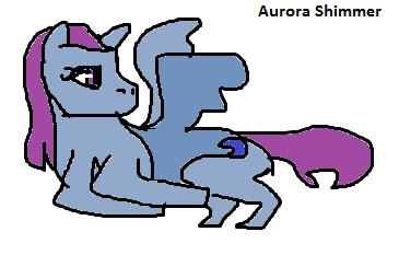 Aurora shimmer my oc!