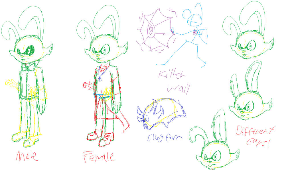 Splatoon Sea Deviantart Splatoon Sea Hare concept sketches by Ashlynnii on DeviantArt