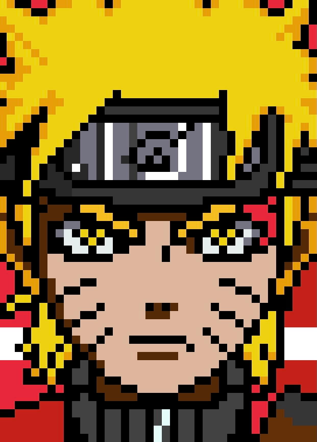 Naruto Pixel Art By Pixiart03 On Deviantart