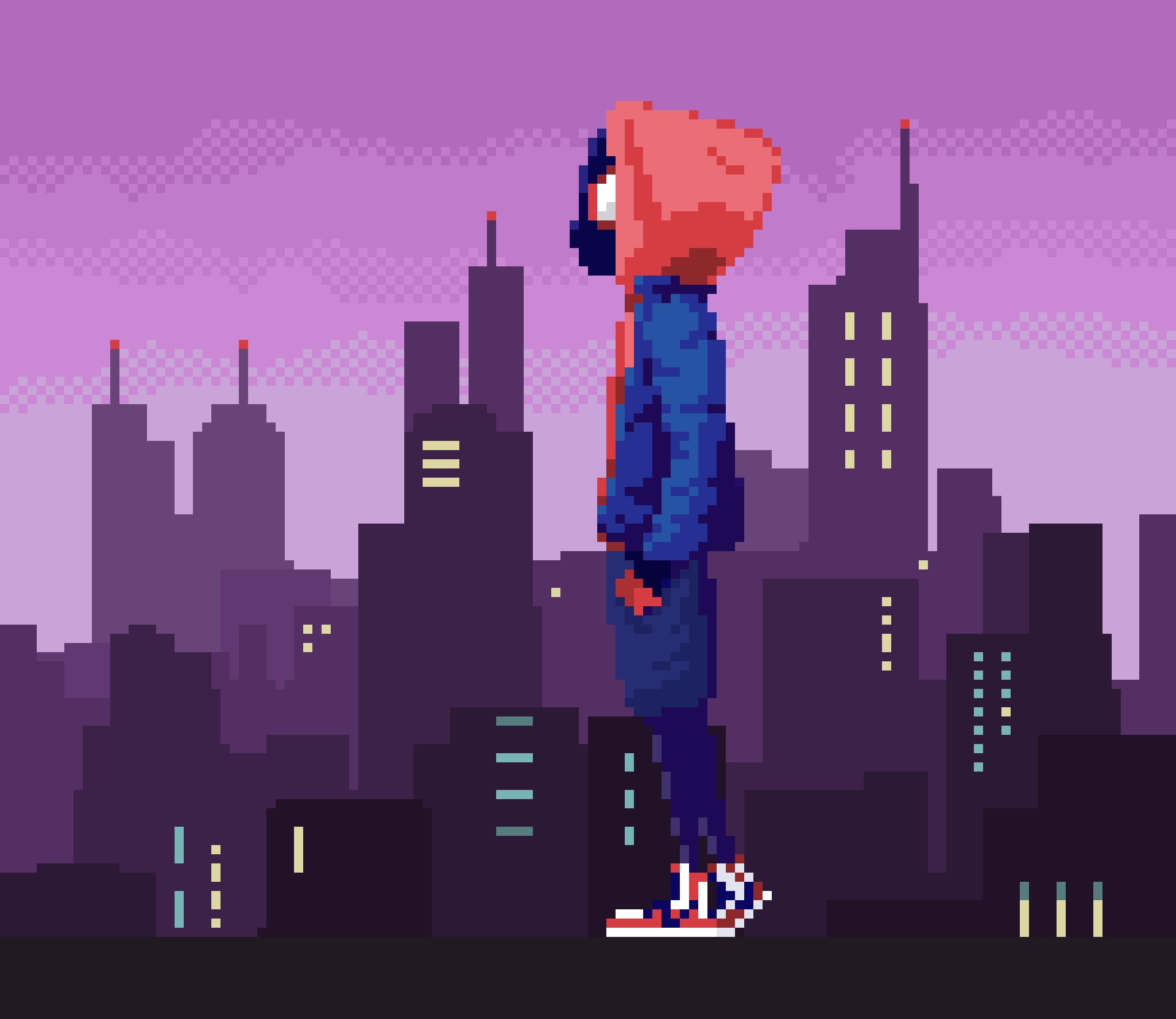 Spiderman Pixel Art