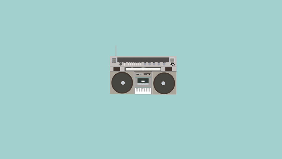 Boom Box Simple 2d 2D Boombox by DeasyArts on DeviantArt