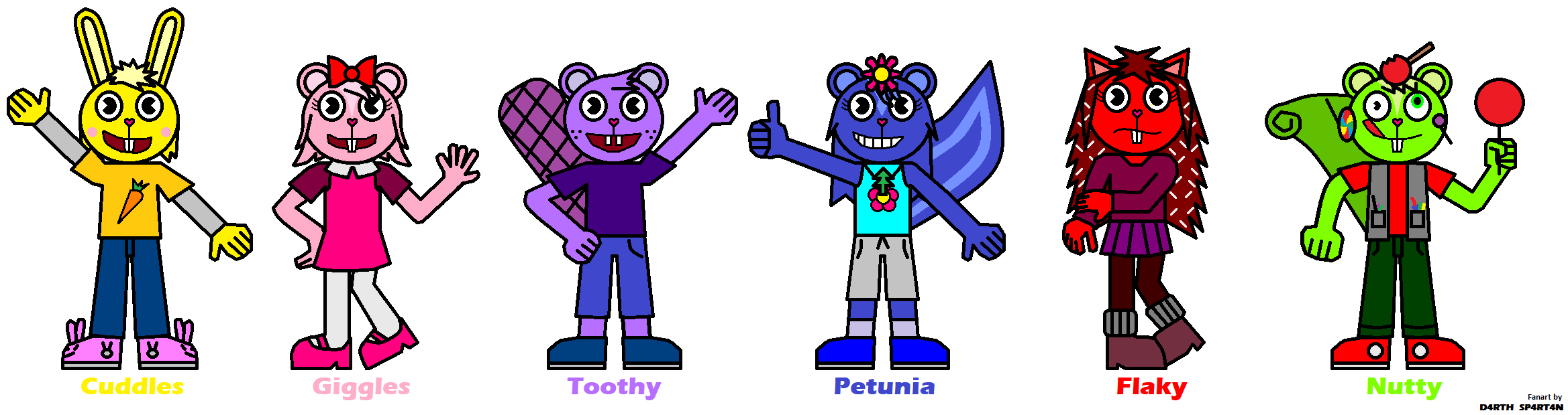 HTF Teens (Pt.1) by D4RTHSP4RT4N on DeviantArt