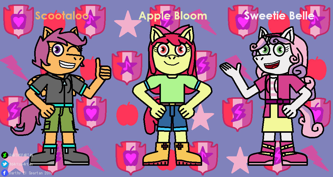 HTF x MLP: Crusaders by D4RTHSP4RT4N on DeviantArt