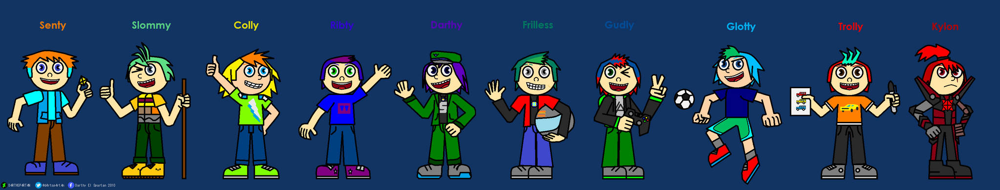 My male HTF OCs (Human) by D4RTHSP4RT4N on DeviantArt
