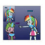 Comic Spike and Rainbow Dash Storm Kingdom