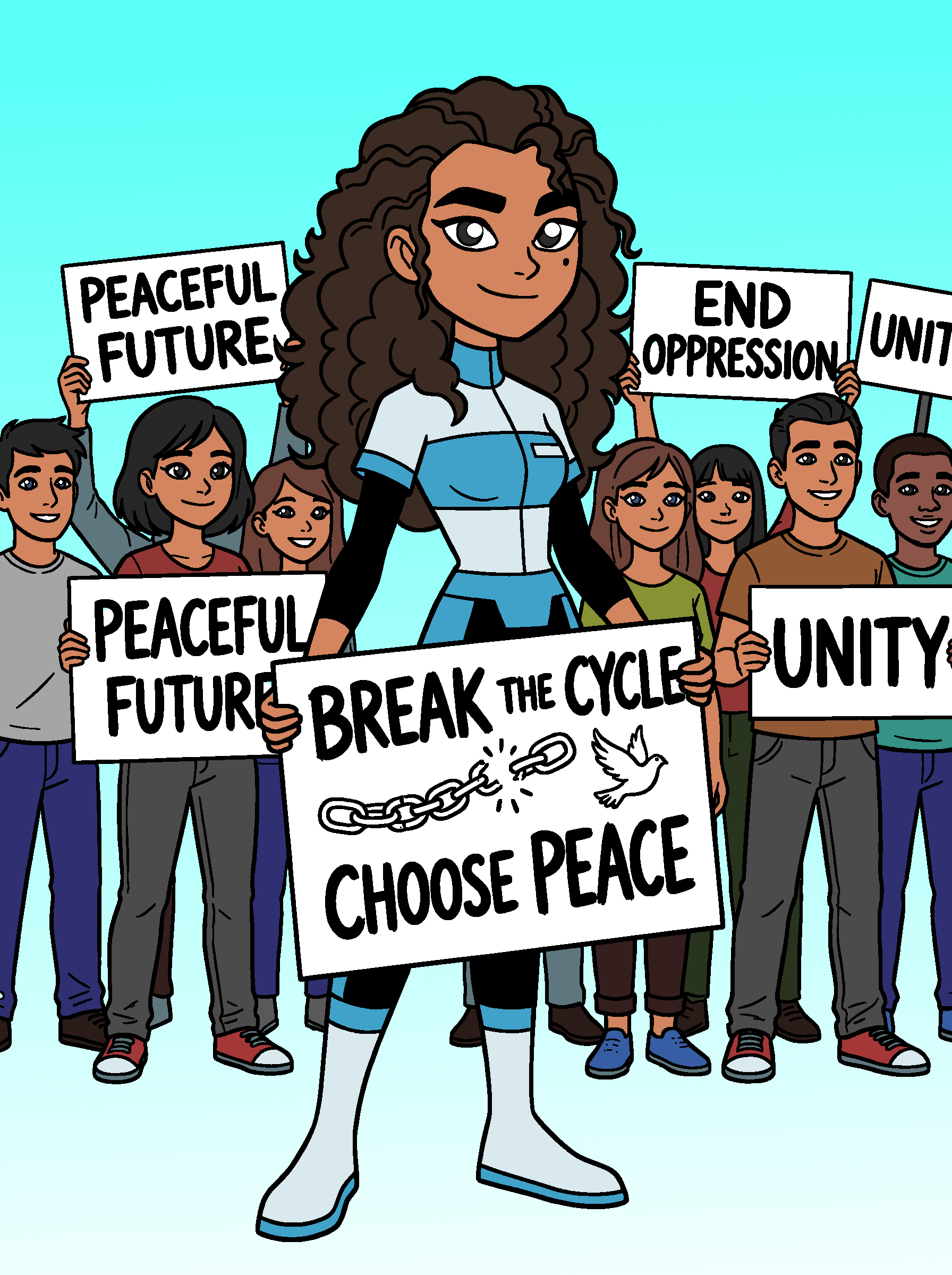 Sahra Rashid Zahra Rashid Protests by CrystalineCodexR on DeviantArt