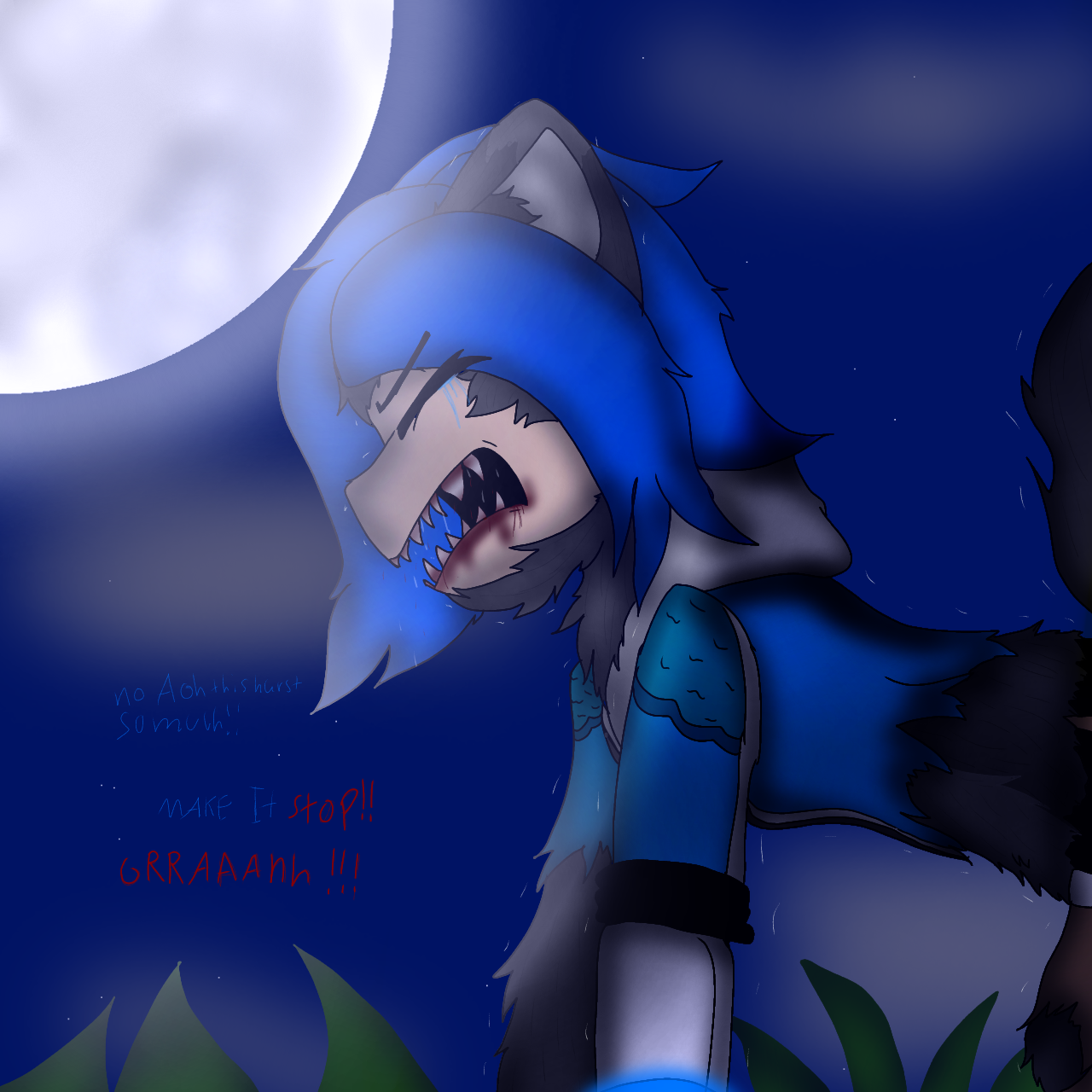 Taris werewolf transformation by Alyssaultima2008 on DeviantArt