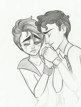 Klaine Sketch: Only Safe Place