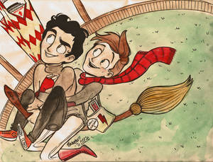 Klaine and Hogwarts