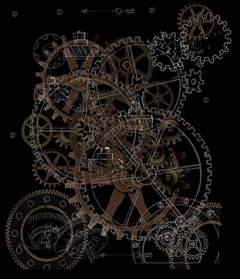 Steampunk Clockworks by positron-Design on DeviantArt