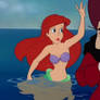 Ariel and Captain Hook