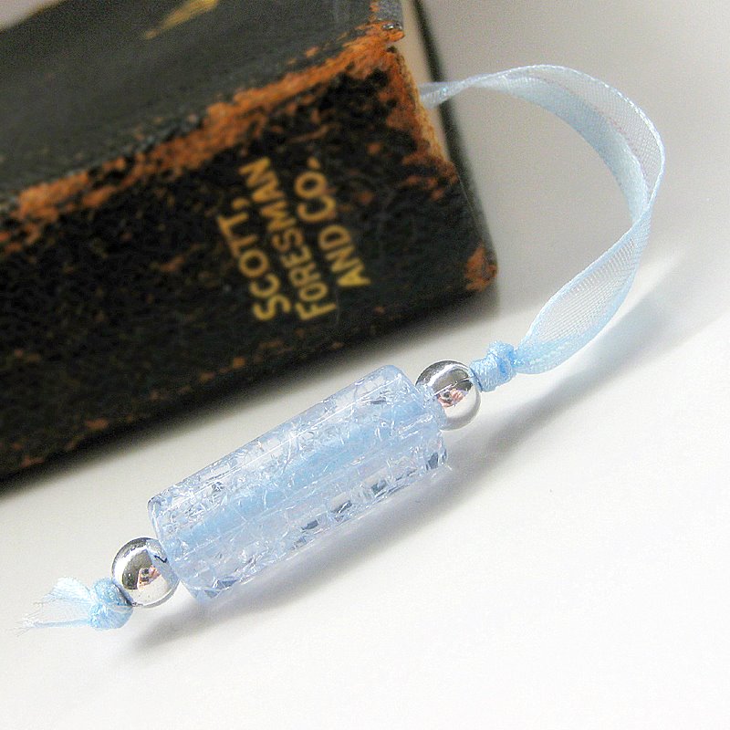 Baby Blue Ribbon Bookmark