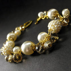 Ivory Pearl Wedding Bracelet
