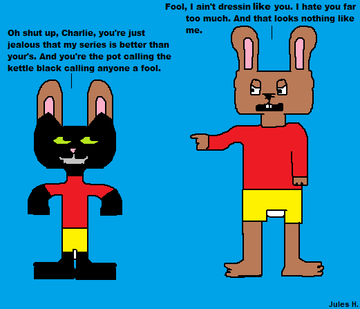 Charlie Rabbit Deviantart Kelvin The Cat Dressed As Charlie Rabbit. by Jules2005 on DeviantArt