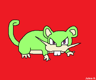 Shiny Rattata. by Jules2005 on DeviantArt