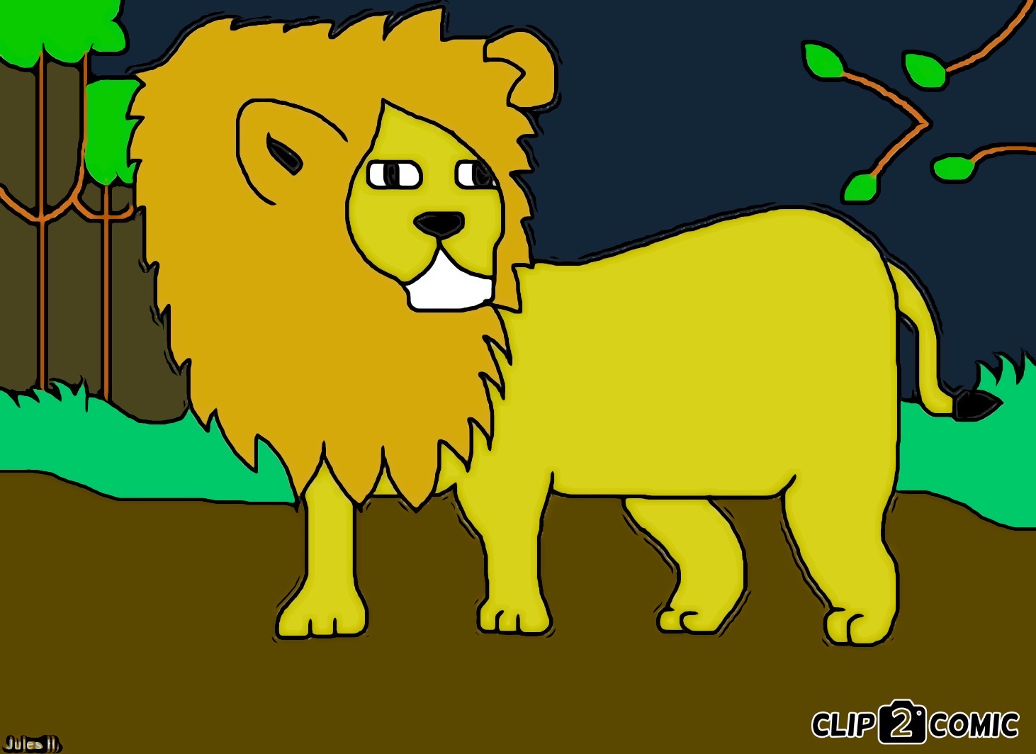 Clip 2 Comic Cartoon Lion 2. by Jules2005 on DeviantArt