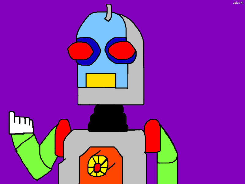 Cartoon Robot 6. by Jules2005 on DeviantArt