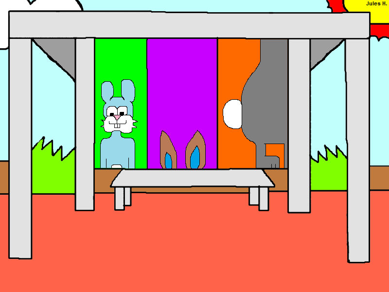 One Random Rabbit Bus Stop 2. by Jules2005 on DeviantArt
